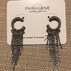 Park Lane Silver Crystal Earrings
